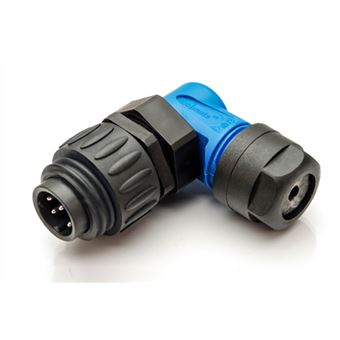 Conector elétrico  padrão Amphenol C016 30K006 100 10 | Azul, Prateado - 1