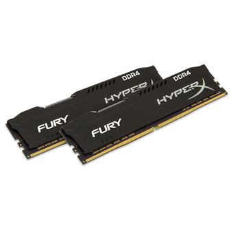 módulo de memória HyperX FURY Memory Black 16GB DDR4 2133MHz Kit  Preto - 1