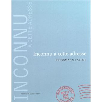 Inconnu A Cette Adresse - 1