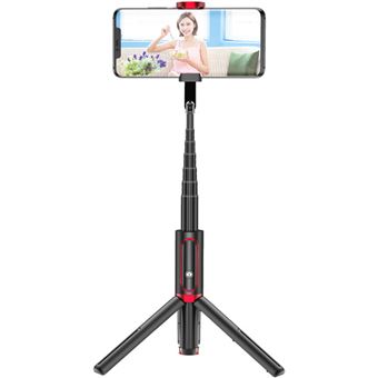 Selfie Stick BSF PIN-01 | Alumínio | Bluetooth para HUAWEI XIAOMI Iphone - 1