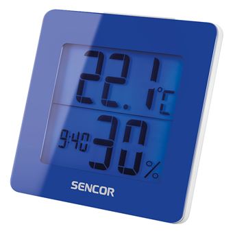 Estações meteorológicas digitais Sencor SWS 1500 BU estação meteorológica digital Azul LCD Bateria