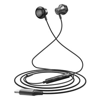 Auriculares com Fio Lightning LinQ | Semi-Intra-Auricular | Preto - 1