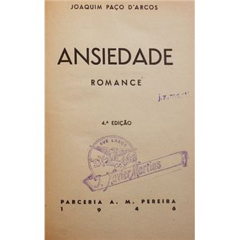 Ansiedade. [4.ª edição] - 1
