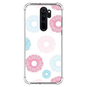 Capa Tumundosmartphone de silicone anti-choque para Xiaomi Redmi Note 8 Pro design Flores 06 Desenhos - 1