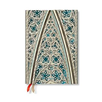 Vault Of The Milan Cathedral Duomo Di Milano Midi 12Month Horizontal Hardback Dayplanner 2025 Wrap Closure - 1