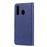 Capa PU suporte magnético destacável 2 em 1 azul para Samsung Galaxy A50/A30/A20_2