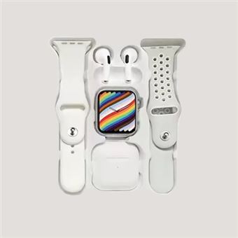 Pack Smartwatch T55 Pro Max + Auriculares - Branco - 1