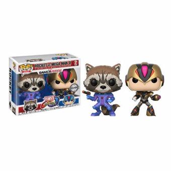 Funko Pop! Marvel Vs Capcom - 2-Pack Rocket Vs Megaman X Exclu Pop 10cm - 1