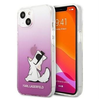 Capa Original TPU Karl Lagerfeld para Iphone 13 Mini Rosa - 1