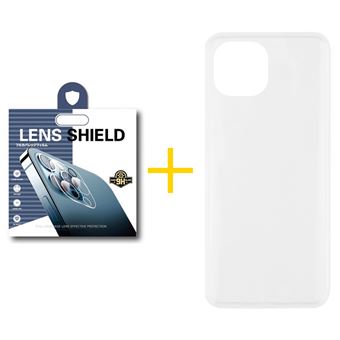 Pack 1 x Película de Câmara + Capa skyhe Apple iPhone 16 Silicone Liso | Transparente Clear - 1