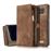 Capa Carteira Flip Klack Em Couro Sintético Premium Para Samsung S8 Castanho_1