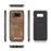 Capa Carteira Flip Klack Em Couro Sintético Premium Para Samsung S8 Castanho_2