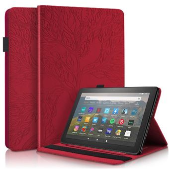 Capa GANGXUN para Amazon Fire 7 inch 2022 12th | Suporte para Caneta Stylus | Proteção em TPU | Vermelho - 1