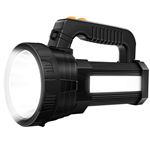 Refletor CHRONUS | LED | 10000 lúmens | recarregável | portátil | Holofote | USB | tripé | Preto