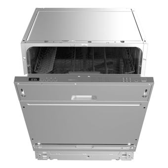 Máquina de Lavar Loiça Encastrável Cecotec Bolero Aguazero 6110 Full-BI | 12 talheres | 60 cm | E | Aço inoxidável - 1