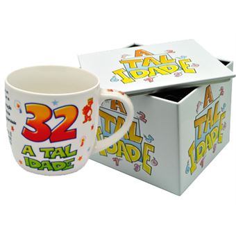 Caneca Mecanodex com Caixa em Metal | Idade Ati.32 - Branco - 1