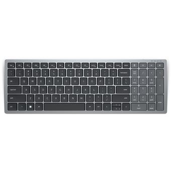 Teclado Wireless DELL Teclado compacto Pro Plus — KB740 - russo (QWERTY) | Idioma: Russo | Cinzento - 1