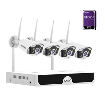 Kit Jooan CCTV WiFi Videovigilância 8CH 4 Câmaras 3MP + Disco 2TB - 1