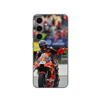 Capa Maniacase para Samsung Galaxy S24 PLUS MIGUEL OLIVEIRA MOTO GP BANDEIRA PORTUGUESA - 1