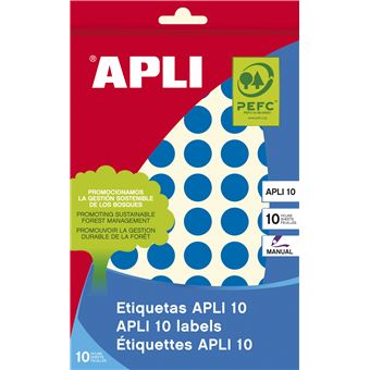 Etiqueta Autocolante APLI 2735 | Azul - 1