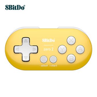 Gamepad Wireless 8BitDo Zero2 para Nintendo Switch/ Windows Steam/ Raspberry Pi/ MacOs | Bluetooth | USB - Amarelo - 1