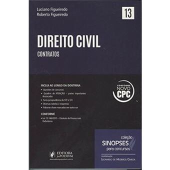 Direito Civil. Contratos - Volume 13. Coleção Sinopses Para Concursos - 1