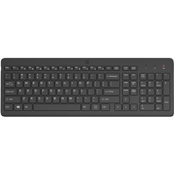 Teclado Wireless HP Teclado 225 Sem Fios | Preto - 1