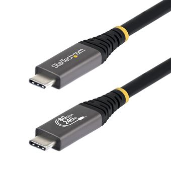 Cabo Usb StarTech.com CC50CM80GUSB4CABLE | Preto - 1