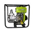 Bomba de Motor Varan Motors Motorpump Diesel 3,8Hp 366L / Min Inicial De Mão Conexão De Mangueira De 2 '' Cinzento