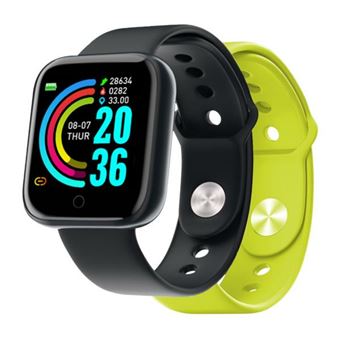 Smartwatch Nilox NXSWTRAILBANDYL | Preto, Verde - 1