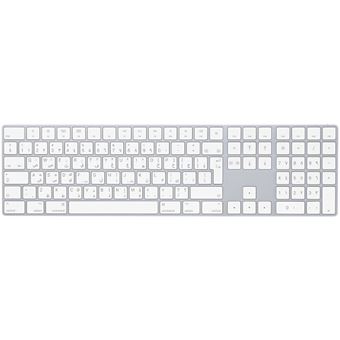 Teclado Wireless Apple MQ052AB/A Branco
