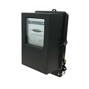 Medidor de Energia Elétrica BeMatik Trifásico 3x30A 230V 50Hz Plástico Preto - 1