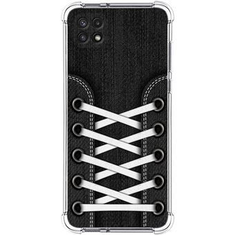 Capa Tumundosmartphone de silicone anti-choque para Samsung Galaxy A22 5G design Tênis 02 Desenhos - 1