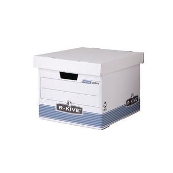 Caixa Armazenamento A4 Branco, Azul De Cartão 33,5 (A) X 40,4 (P) X 29,2 (H) Cm 10Unidades - 1