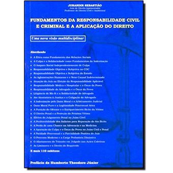Fundamentos da Responsabilidade Civil e Criminal e Aplicação do Direito - 1