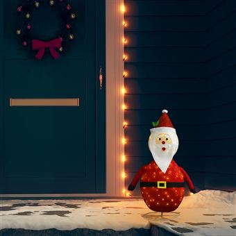 Pai Natal Decorativo vidaXL com luz LED | Tecido de Luxo | 60 cm - 1