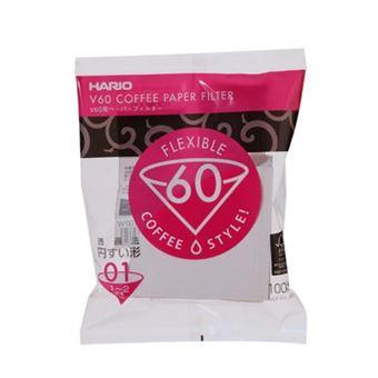 Filtro de Café Descartável Hario V60 | Branco - 1