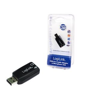 Placa de Som LogiLink USB Soundkarte - 1