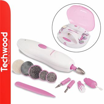 Conjunto de Manicure e Pedicure TECHWOOD com 11 Acessórios - 1