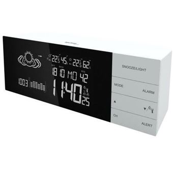 Estações meteorológicas digitais Technoline WS 6870 estação meteorológica digital Branco LCD Bateria