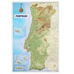 Mapa de Portugal Escolar - 2 Faces (27 x 40,5 cm) - Folha - Porto