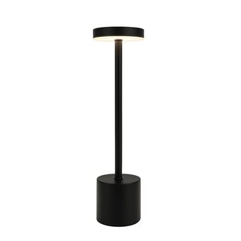 Candeeiro de Mesa SFT | Luz Ambiente Recarregável por USB | Estilo Minimalista Moderno | Preto - 1