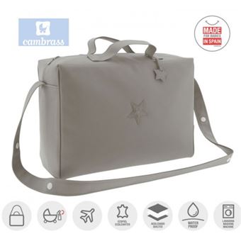 Saco de Maternidade Cambrass | Cinza 16X41,5X29 Cm - 1