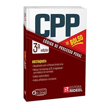 Código De Processo Penal De Bolso - 1
