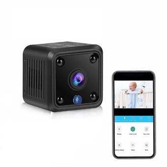 Mini Câmera CHRONUS ZNSB25 Sem fio | Áudio de Alerta de Detecção de Movimento - Preto - 1