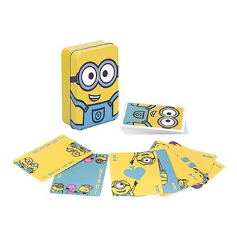 Baralho de cartas Minions com caixa metálica - 1