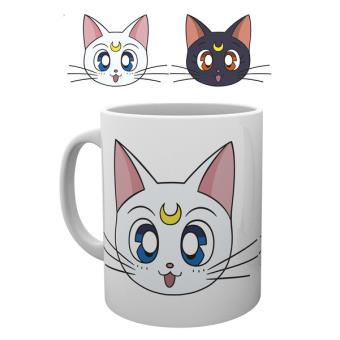 Caneca de Cerâmica Sailor Moon Luna & Artemis - 1