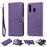 Capa PU suporte magnético destacável 2 em 1 roxo para Samsung Galaxy A50/A30/A20_0
