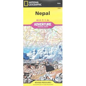 Nepal Travel Maps International Adventure Map National Geographic Adventure Map - 1