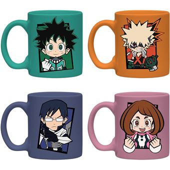 Conjunto de 4 chávenas de café expresso Chibi My Hero Academia - 1